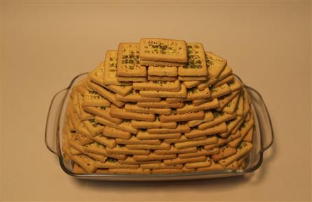 نان پسته ايي  - ظرف پیرکس