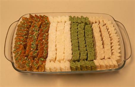 چهار لوز - ظرف پیرکس