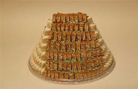 باقلوا، لوز بادام - ظرف مسی