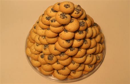 نان برنج  - ظرف مسی